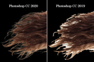 Photoshop CC 2020年6月の最新アップデートで髪の毛など複雑な被写体でも1クリックで選択可能に!